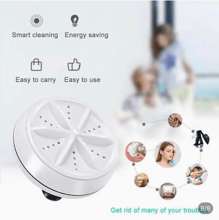 MINI PORTABLE TURBINE WASHING MACHINE | USB POWERED FOR TRAVEL