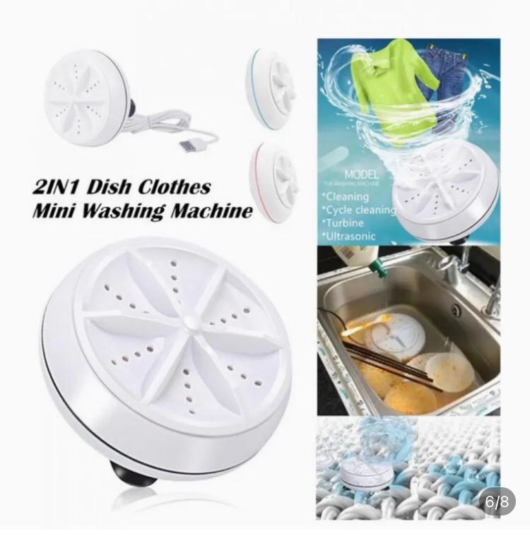 MINI PORTABLE TURBINE WASHING MACHINE | USB POWERED FOR TRAVEL