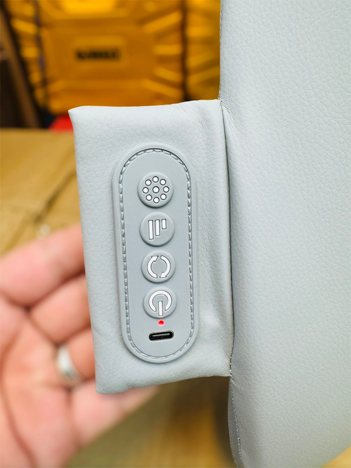 Rechargeable Massage Backrest with infrared heating