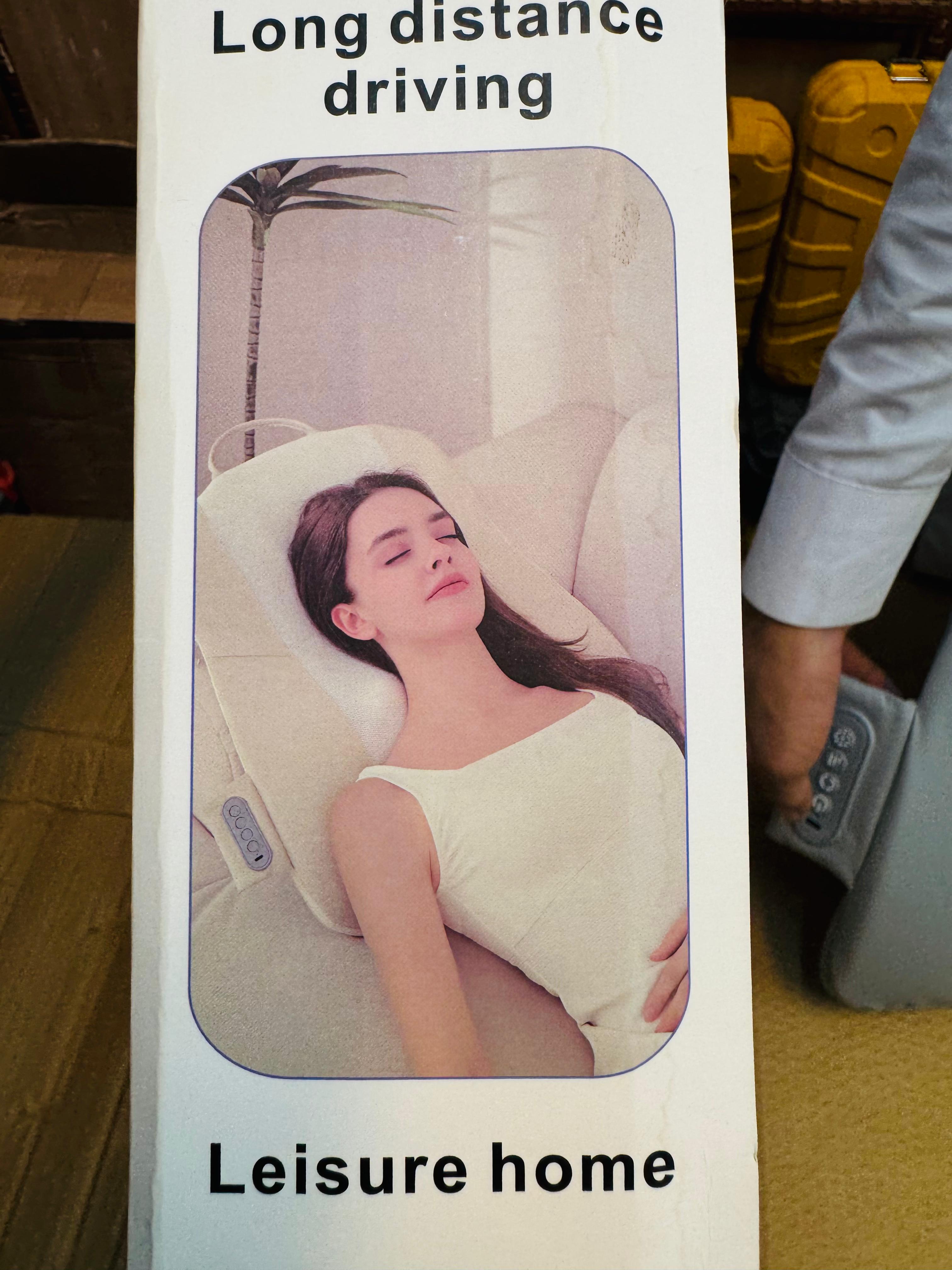 Rechargeable Massage Backrest with infrared heating