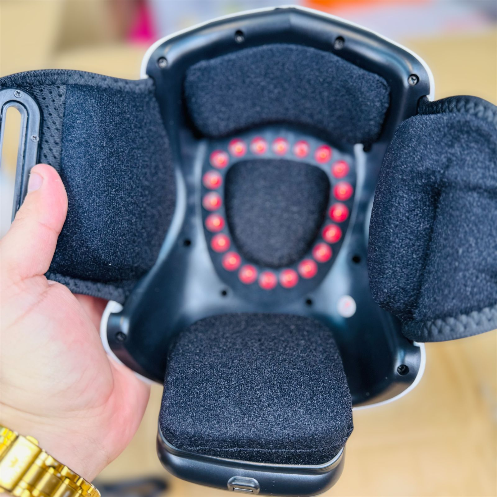 Rechargeable Knee Massager, with Heating and Vibration Large LED Screen